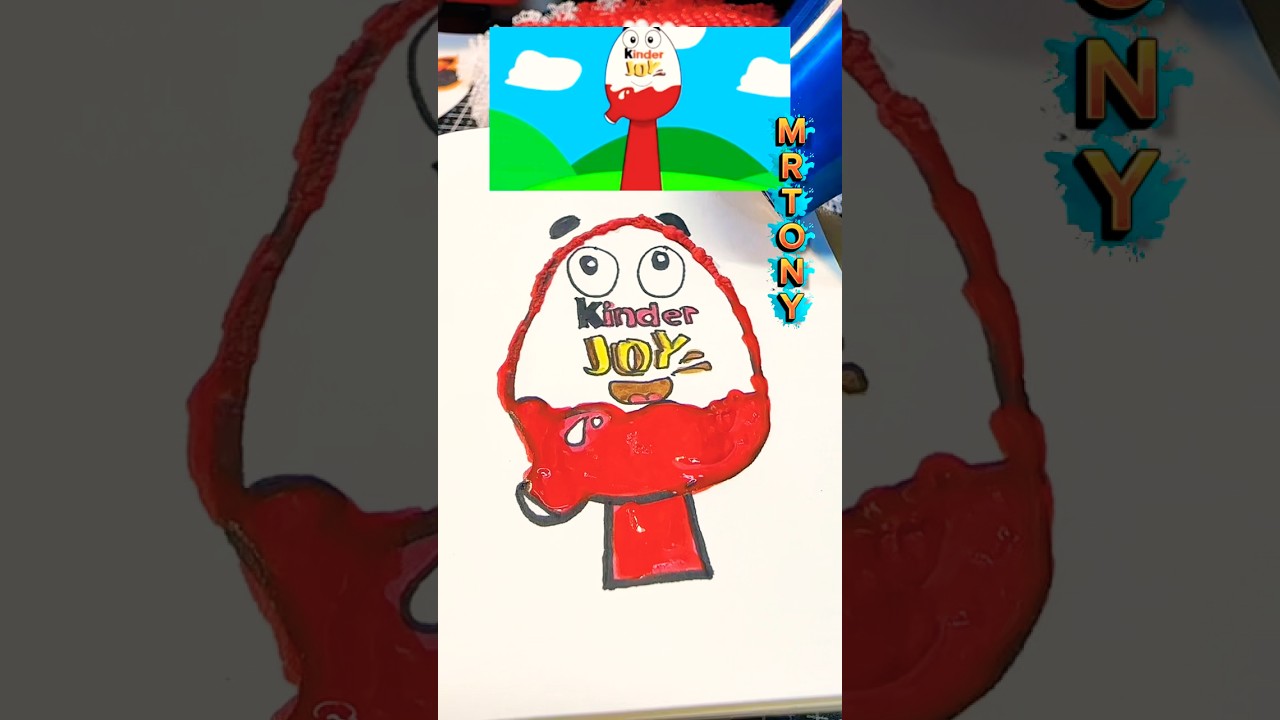 Sprunki OC Kinder Joy Phase 1 with popcorn pens #sprunki #kinderjoy #popcornpen #puffypen