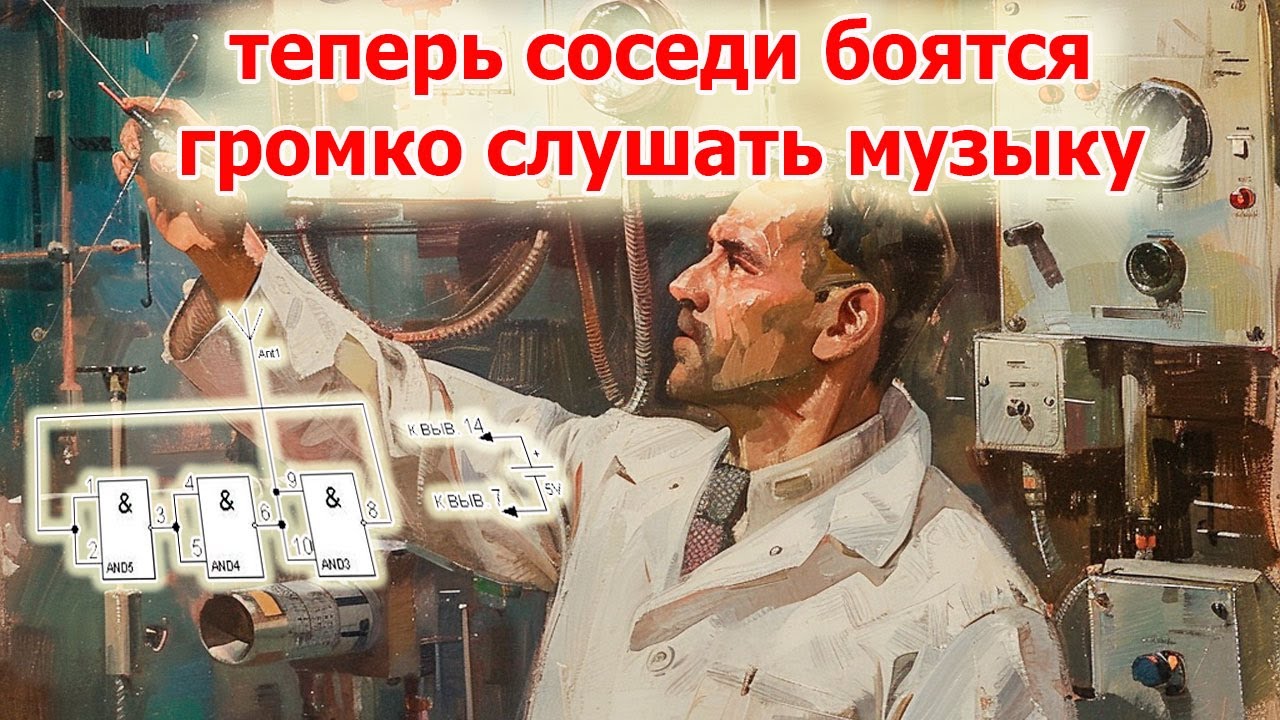 Советская микросхема глушит весь FM диапазон