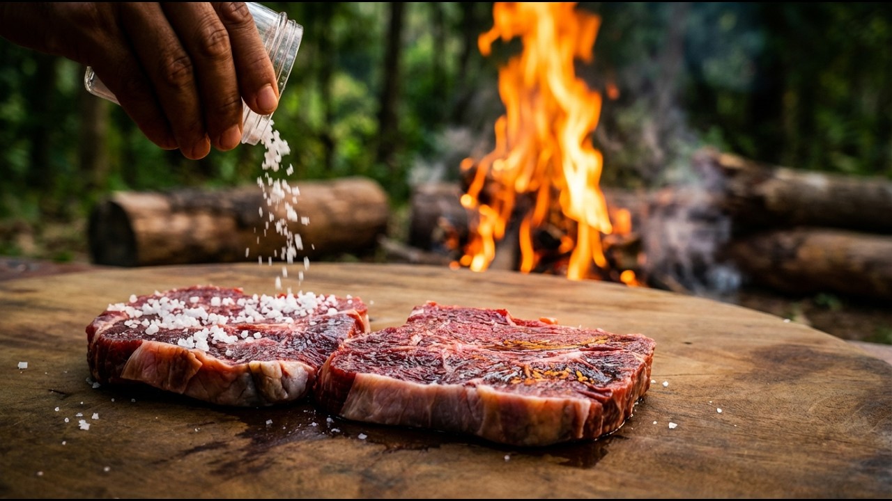 Perfect Ribeye Steak & Mashed Potatoes | Outdoor Cooking