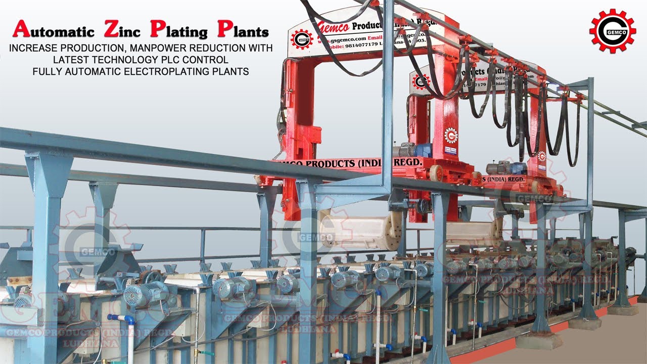 AUTOMATIC ZINC PLATING PLANT