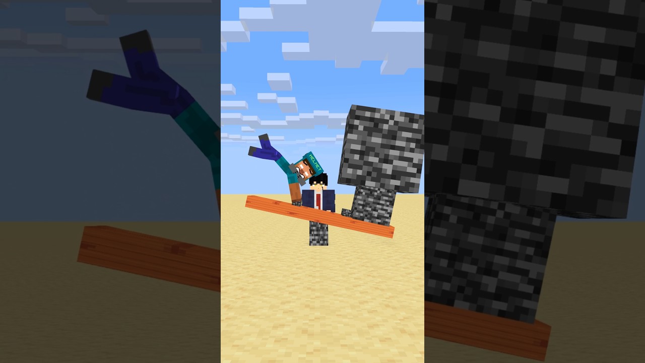 HELP Herobrine Be Heavy #friendship #shorts #trending #anime