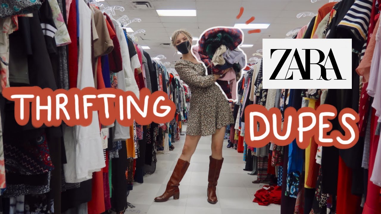 Thrifting Zara Dupes || Come Thrift with Me || Thrifted Zara Lookbook