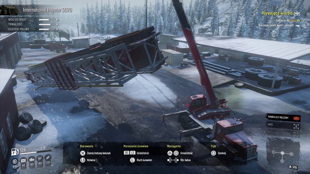 Goliath trophy on Alaska -Snowrunner- PS4