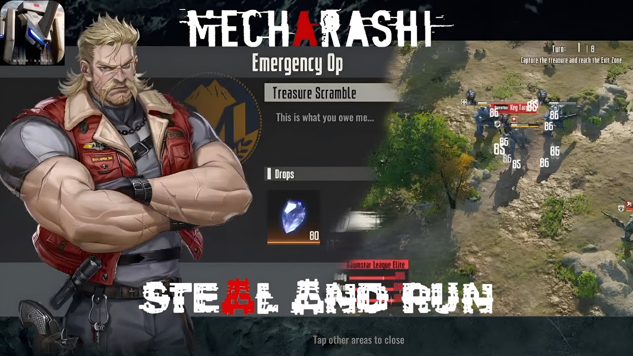 Mecharashi Emergency Op Treasure Scramble