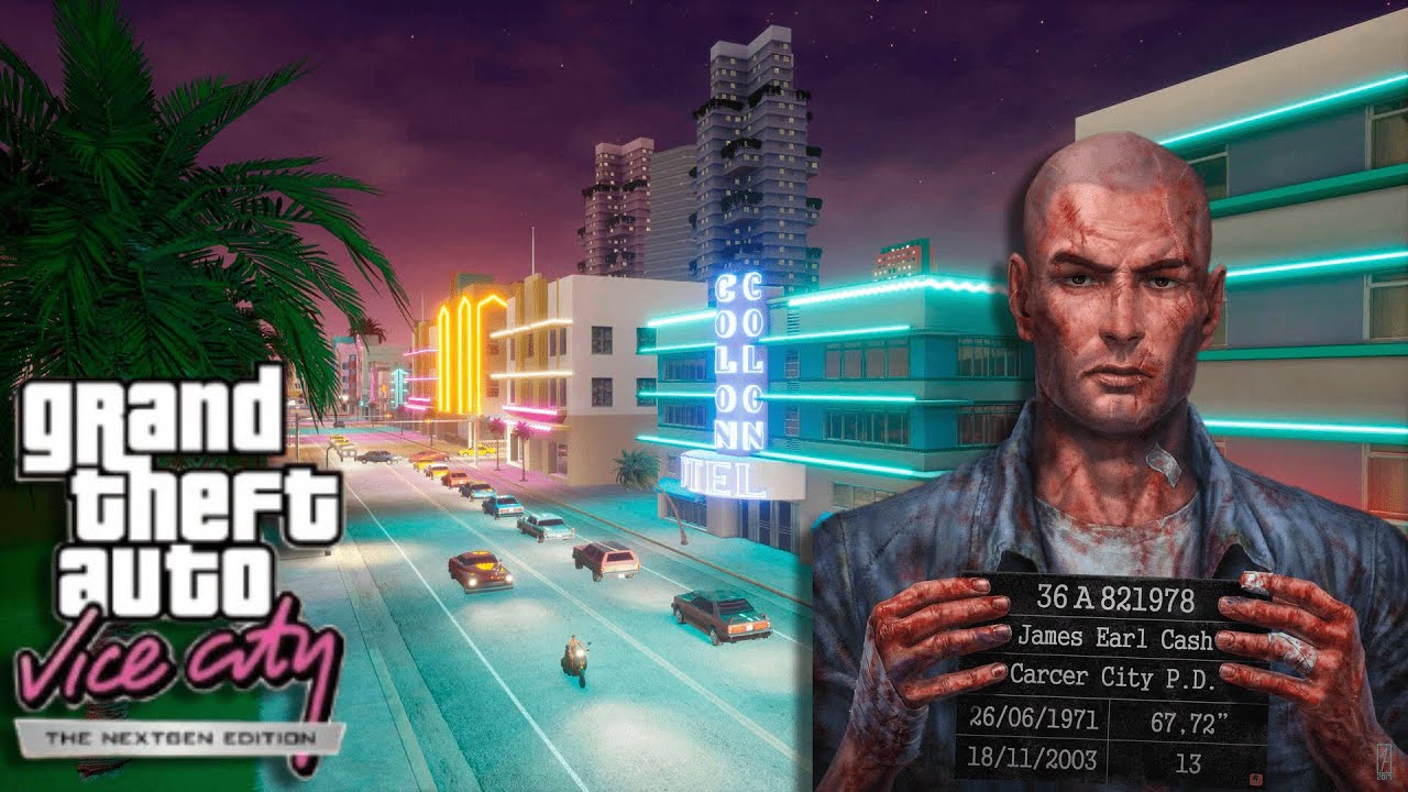 GTA Vice City: Nextgen Edition - James Earl Cash (Manhunt Easter Egg) (4K60fps)