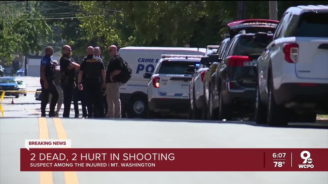 2 dead, 2 critically injured, including suspect, in Cincinnati-area shooting