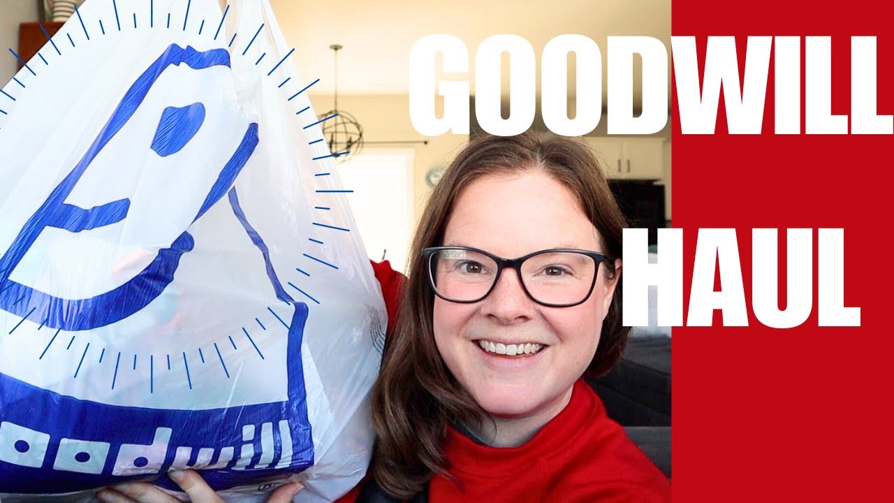 $35 Goodwill Haul: Home Decor, Books and More!
