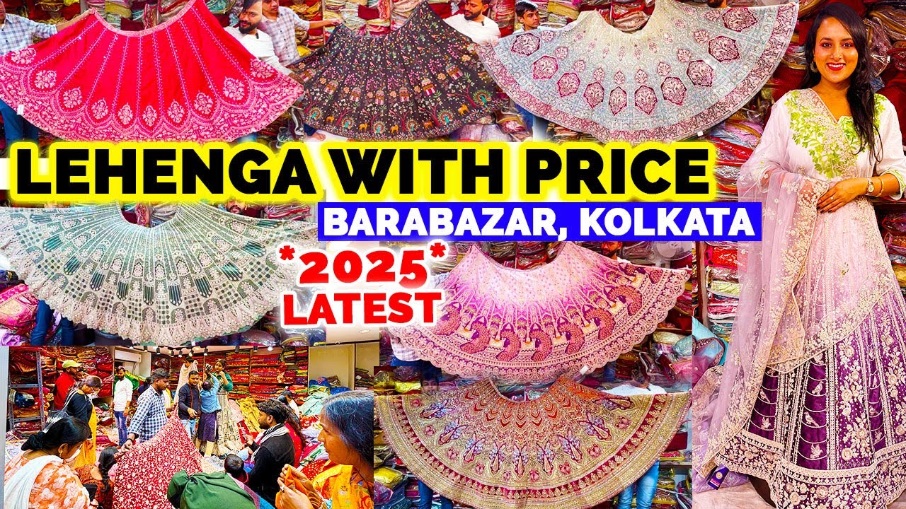 Lehenga in Kolkata Barabazar with Price | Wedding Lehenga Shopping in Kolkata | Jagdambay Boutique