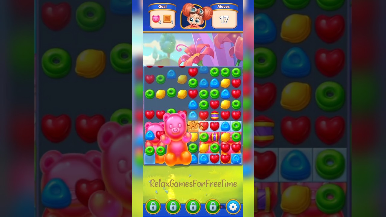 Candy Pop Story : Match 3 - Level 7 gameplay cute match puzzle game walkthrough