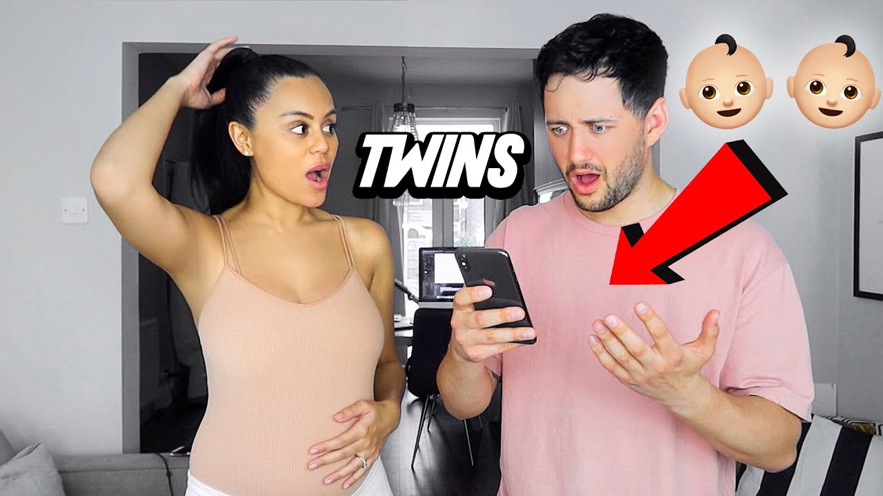 HUSBAND REACTS TO HAVING TWINS | They got it wrong??