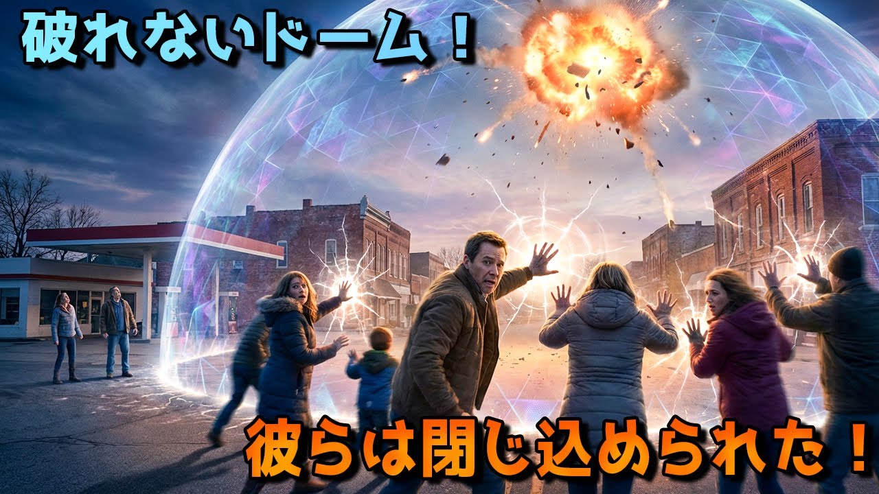 謎のドームが街全体を覆い、人々は外に出られず、食料も限られたまま閉じ込められてしまう。【映画紹介】