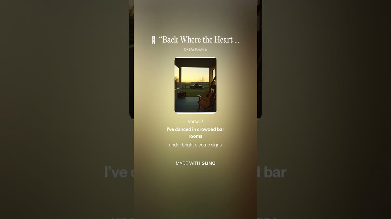 🎵  “Back Where the Heart Is”
