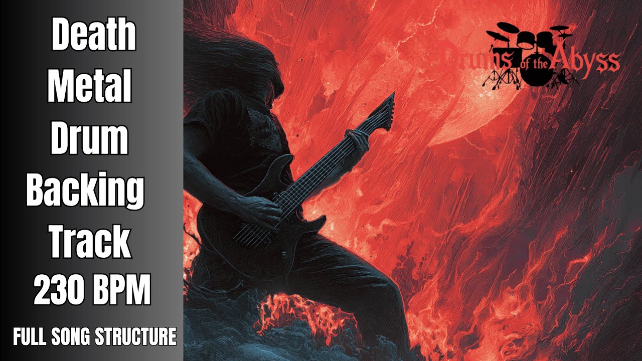 230 BPM Death Metal Drum Track – Extreme Blast Beat Assault