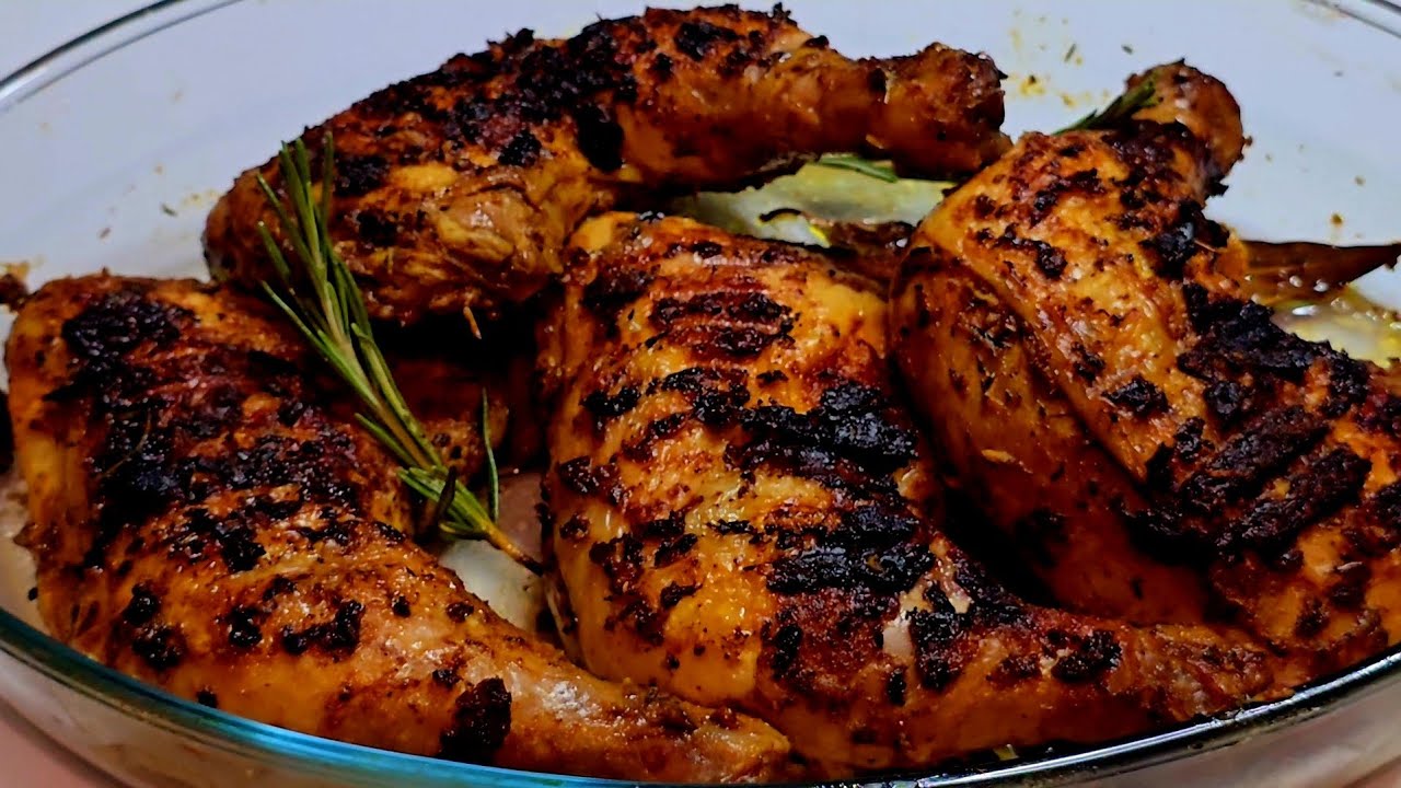 OVEN GRILL CHICKEN with SUPER HERBS SPICES #recipe #food #dinner #foodie #cooking