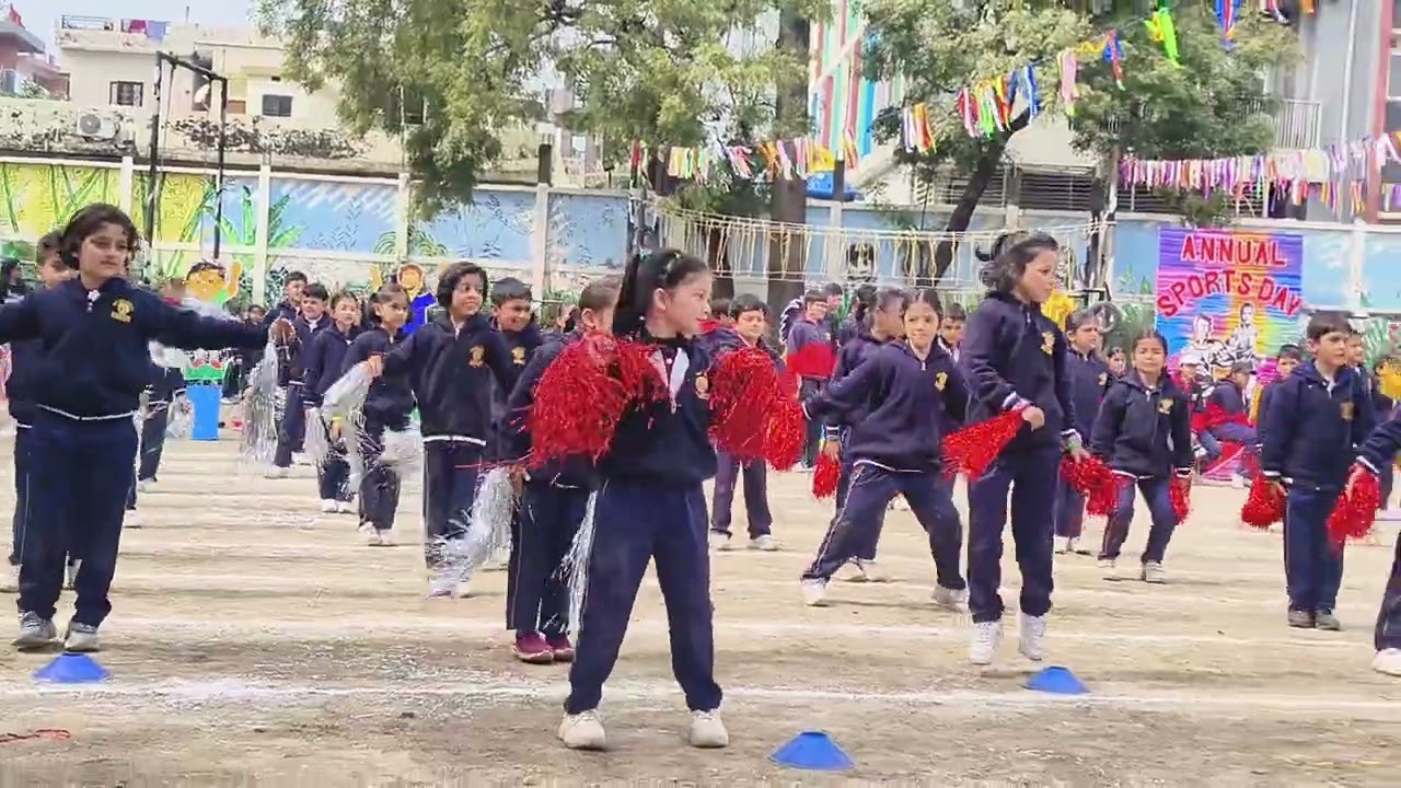 Aurum Annual sports day class 1st ... PT dance 