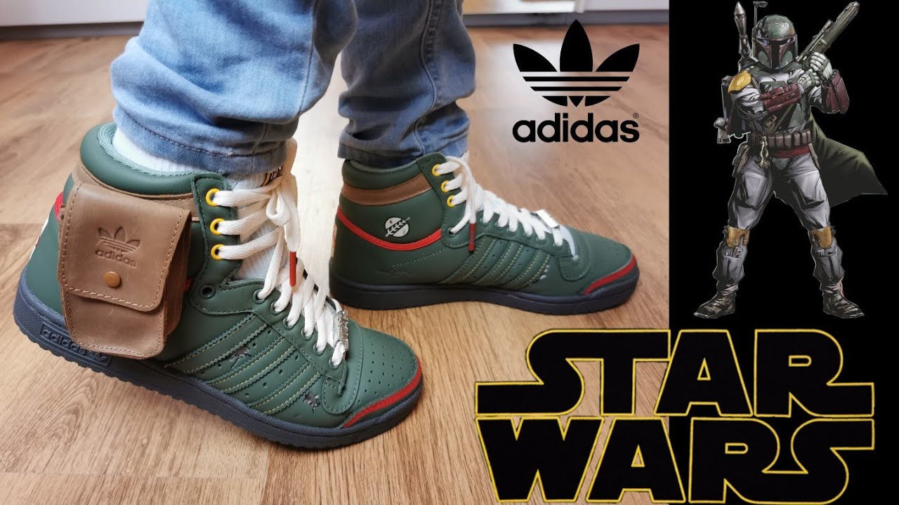 Adidas Top Ten Hi x STAR WARS BOBA FETT/ Unbox​ &​ ON​ FEET​/ EP.21