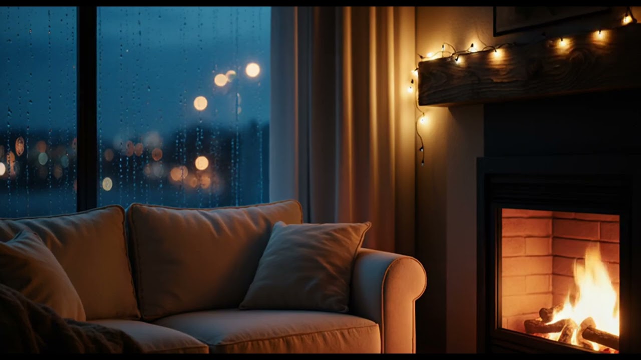 Cozy Fireplace 🔥 Crackling Fire Ambience for Relaxation & Sleep