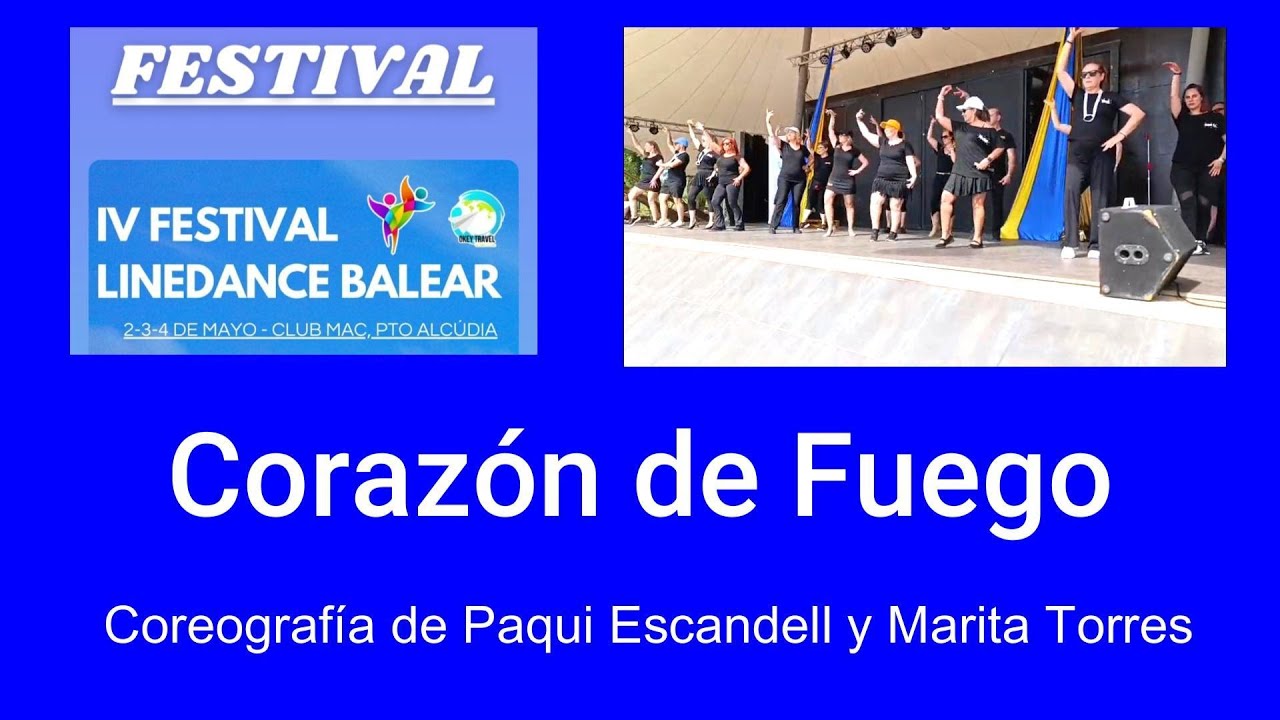CORAZÓN DE FUEGO Linedance