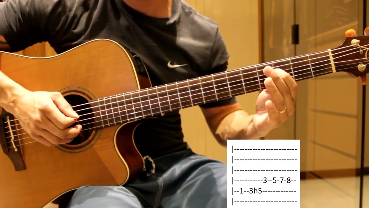 Gruda em Mim - João Paulo e Daniel Aula Solo Violão (como tocar)