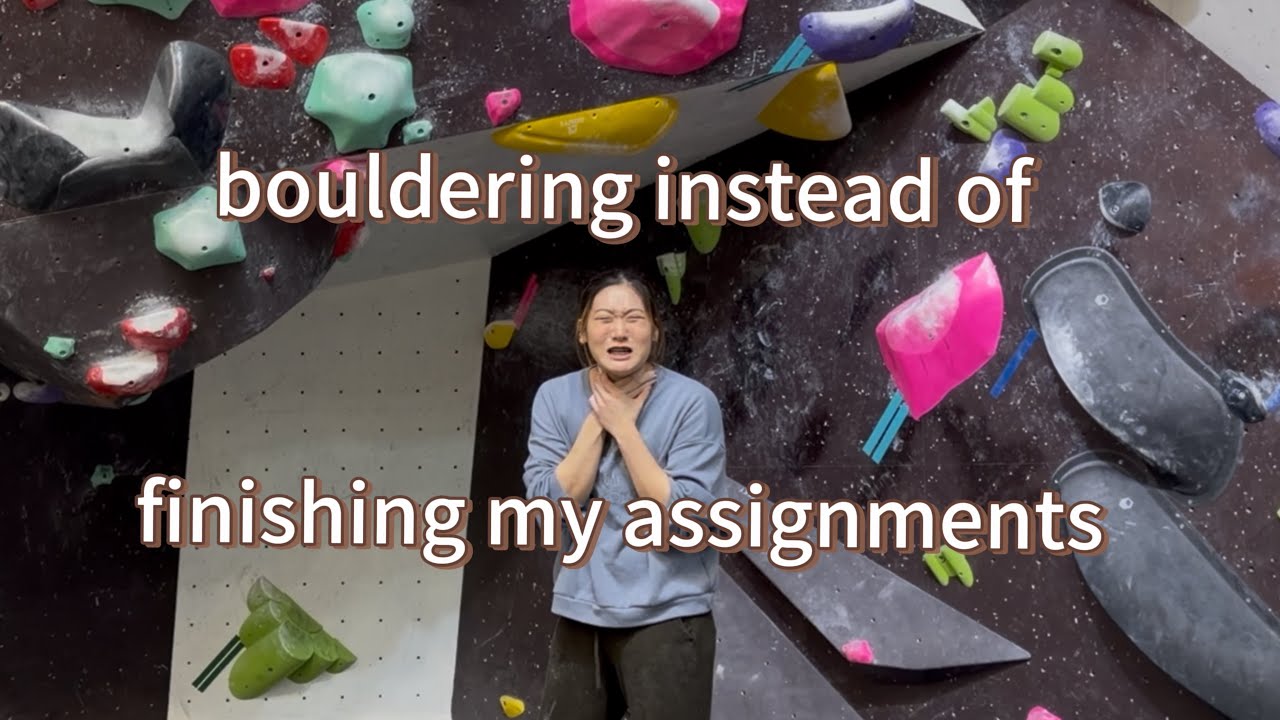 I Went Climbing To Procrastinate On All My Assignments (I’m cooked) 