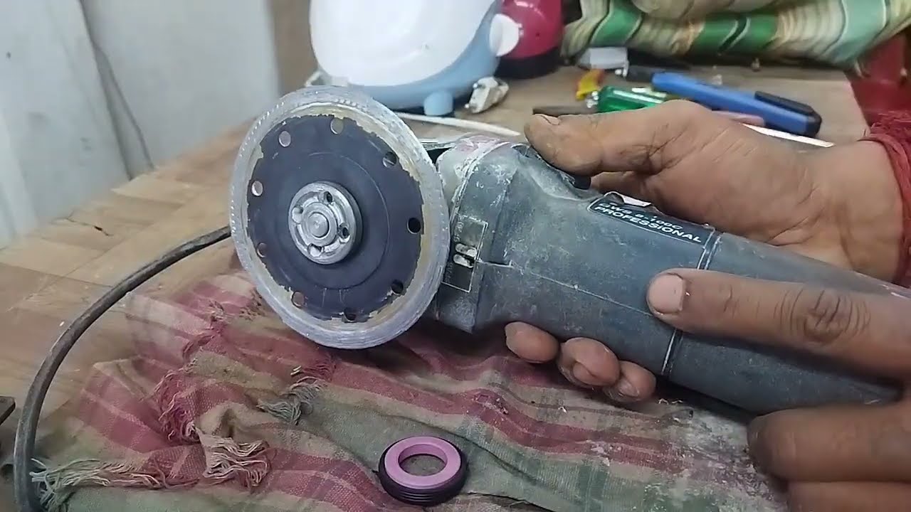 Angle Grinder Not Working Shake Karna Par Chalta ha || Grinder Machine Hila Na Par Chalta Ha