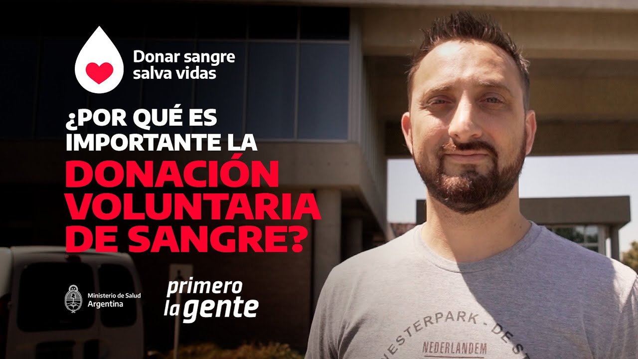 ¿Por qué es importante la donación voluntaria de sangre?