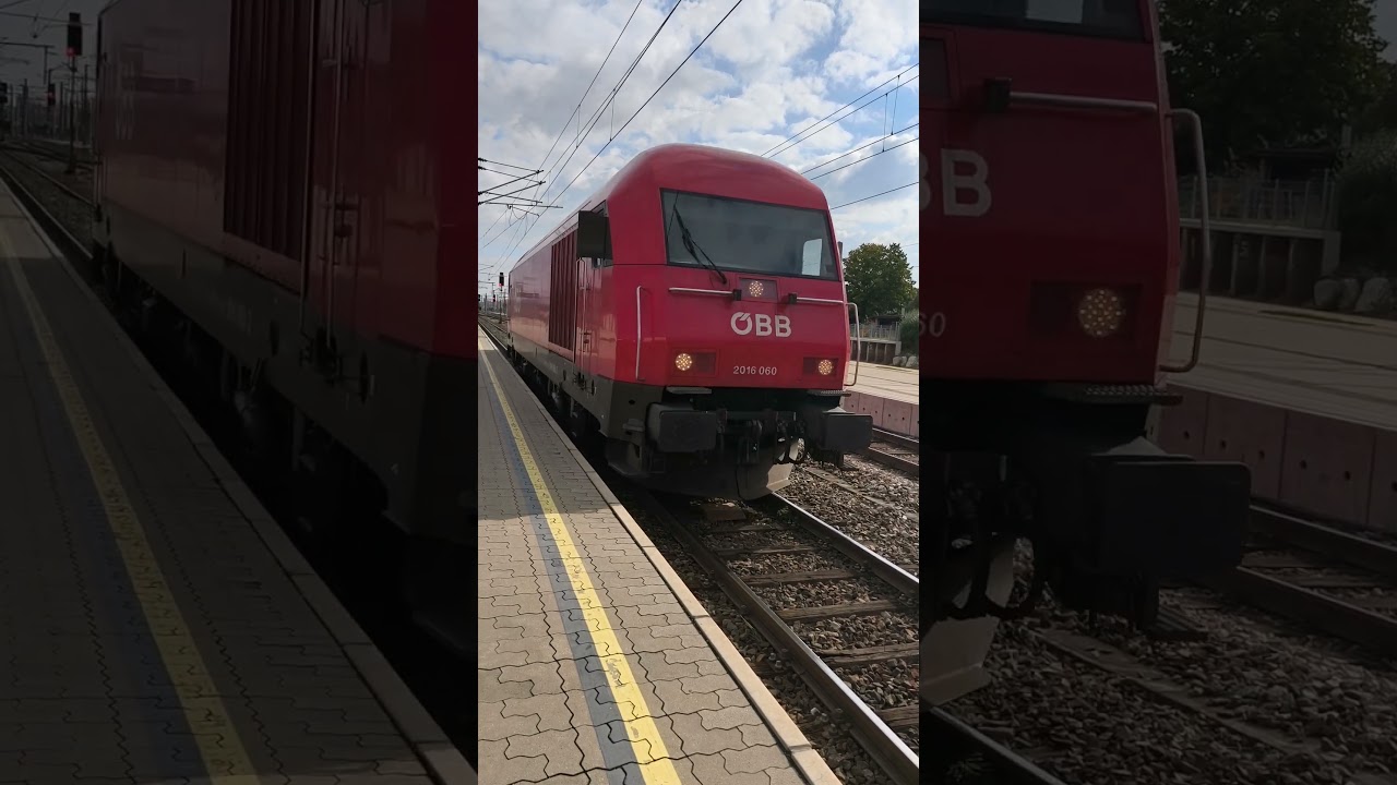 Durchfahrt &Ouml;BB 2016 060 in Wien Meidling