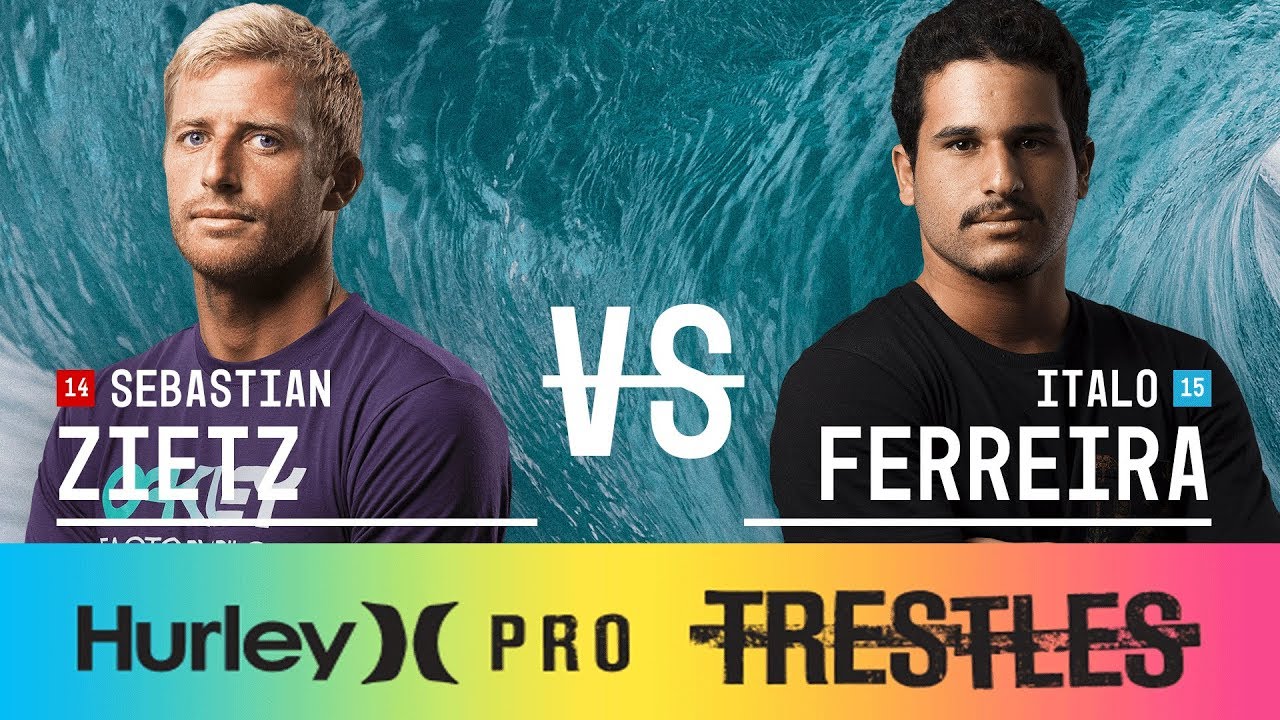 Sebastian Zietz vs. Italo Ferreira - Round Three, Heat 2 - Hurley Pro at Trestles 2017