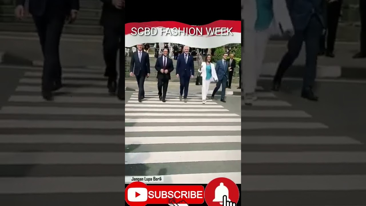 ANIES AJAK DELEGASI EA  KE SCBD FASHION WEEK