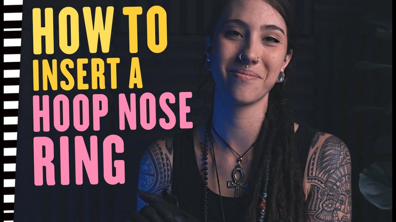 How to Insert a Hoop Nose Ring | UrbanBodyJewelry.com