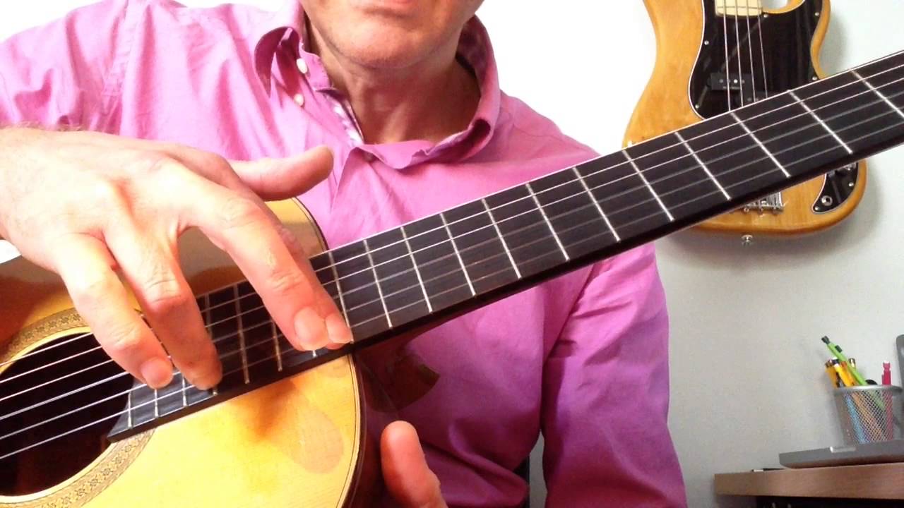 Les harmoniques à la guitare.