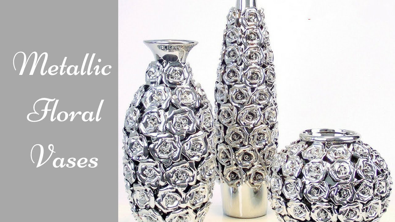 Diy Metallic Rose Vases| Simple and Inexpensive Home Decorating idea!