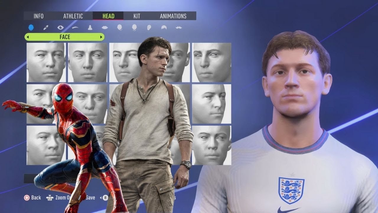 How to make Tom Holland (SPIDER-MAN) Pro Clubs Look alike