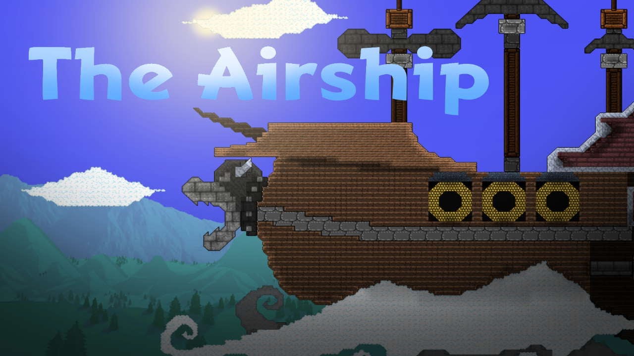 Terraria Build : The Airship