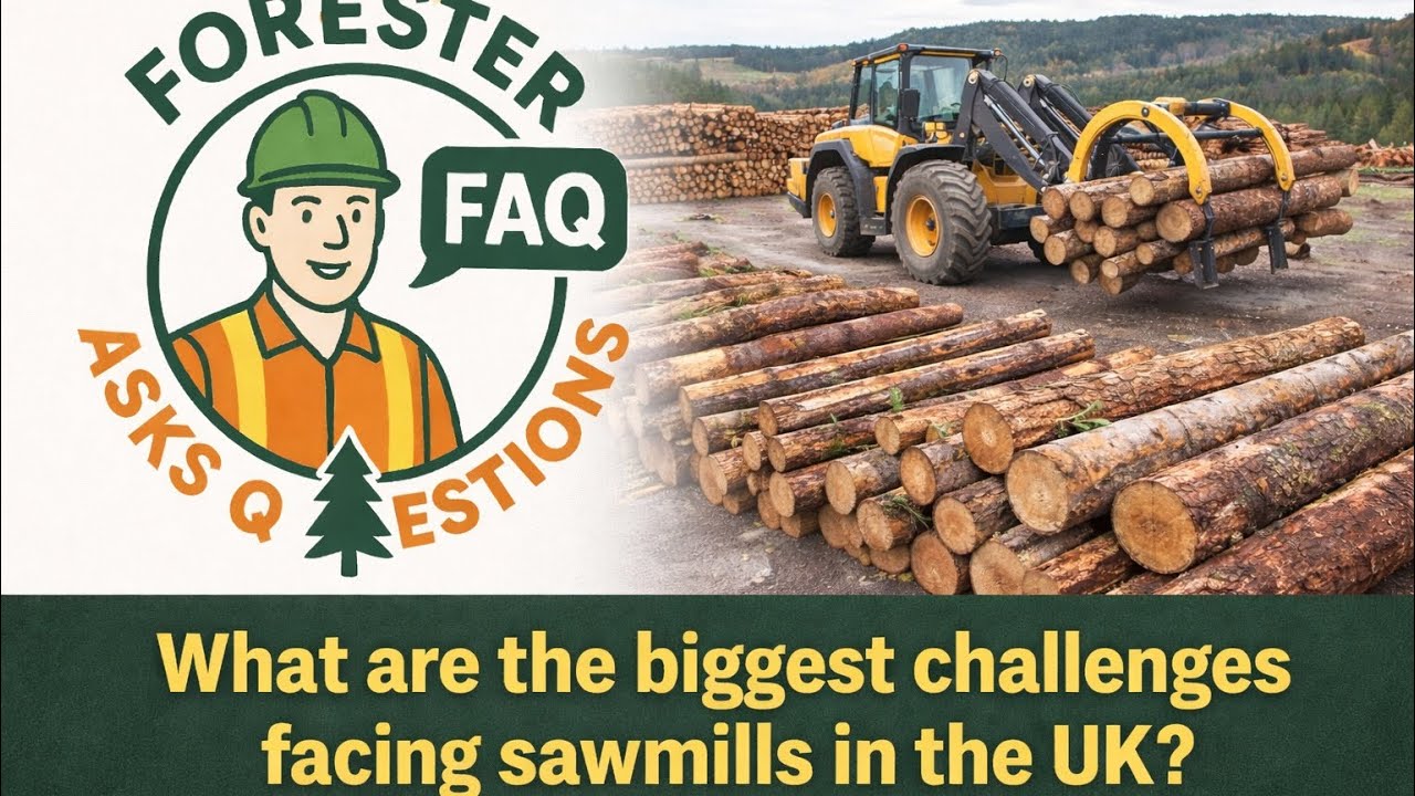 What are the biggest challenges facing sawmills in the UK?