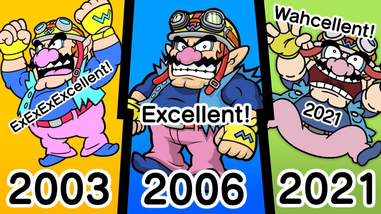 Evolution of WarioWare voices (2003 - 2021)