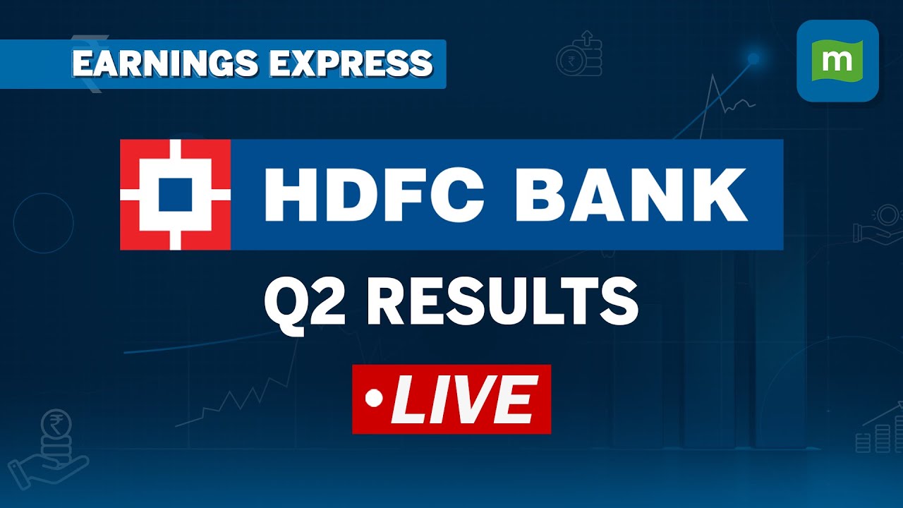 Live: HDFC Bank Q2 Earnings | Net Profit Rises 50% To Rs 15,976 Crore | Results & Future Outlook