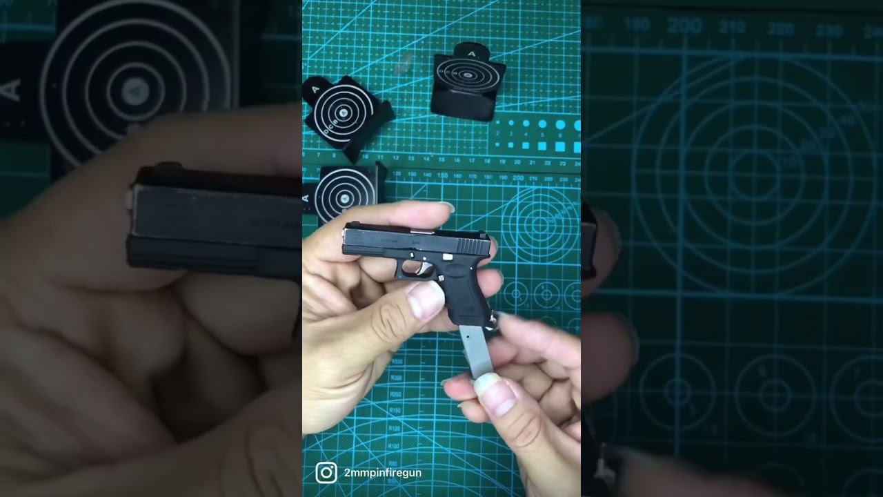 Glock 1:3 2mm Pinfire gun shooting #gun #shooting #toys #weapon #glock #1911 #2mmpinfiregun