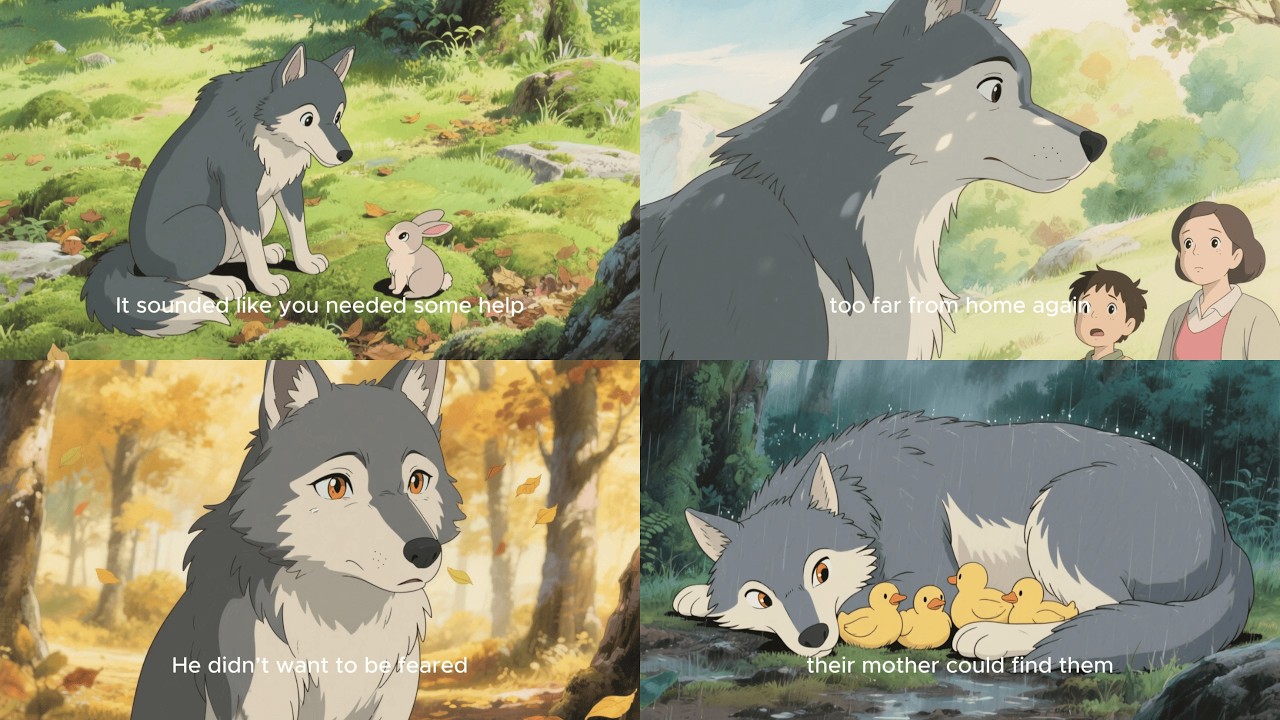 The Kind Wolf 🐺💛 | A Heartwarming Story About Kindness