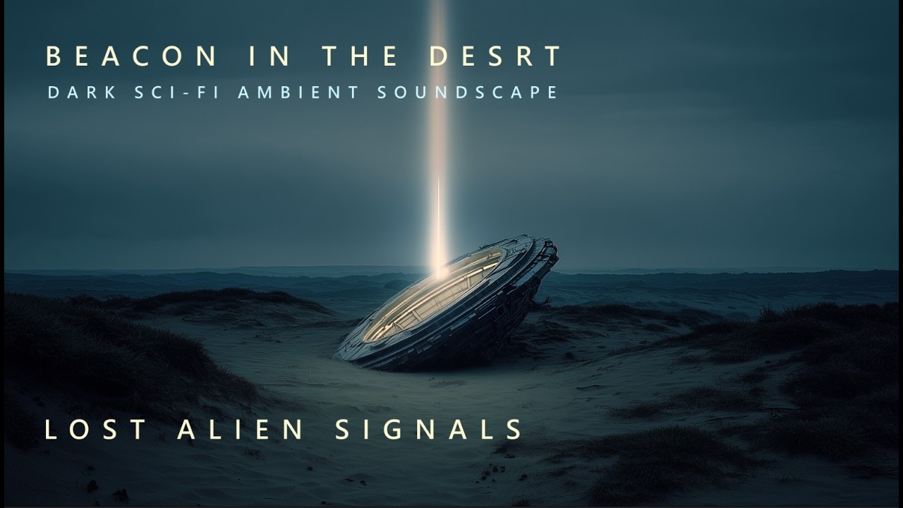 Dark Sci-Fi Ambient Music | Beacon in the Desert | 1 Hour Focus Soundscape