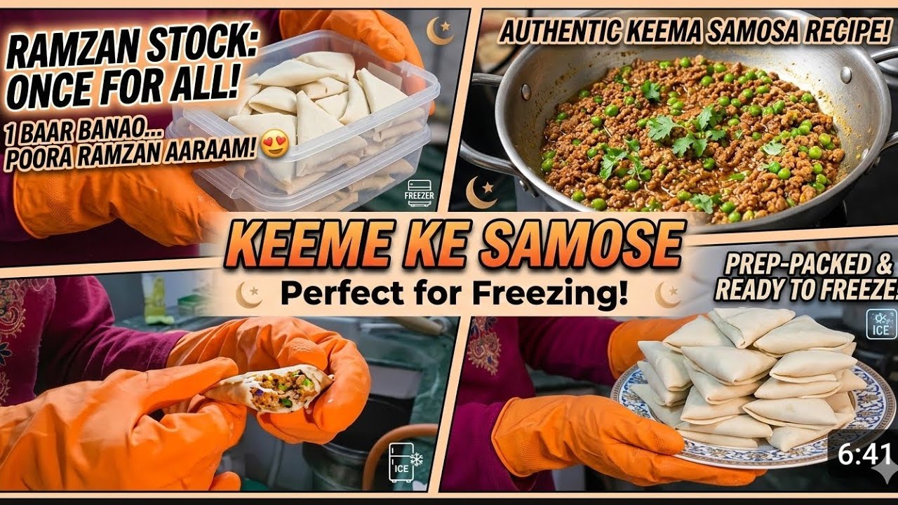 Ramzan Special 2026 😍 Keeme Ke Samose – Bana Ke Freeze Karlo!