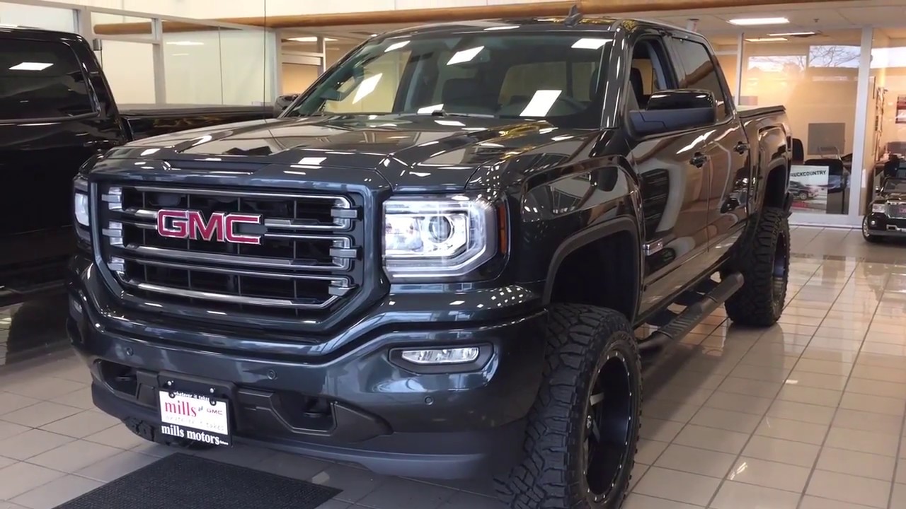 2018 GMC Sierra 1500 Custom 5 Inch Rough Country Lift Fuel Wheels Oshawa ON Stock #180036