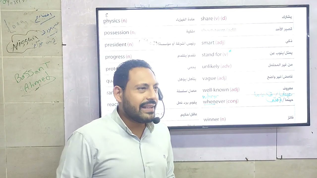 Unit 12 (Vocab) - 2nd Sec