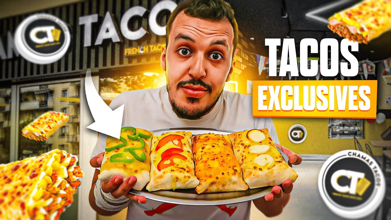 JE TESTE DES TACOS EXCLUSIVES QUE J'AI JAMAIS MANGER !