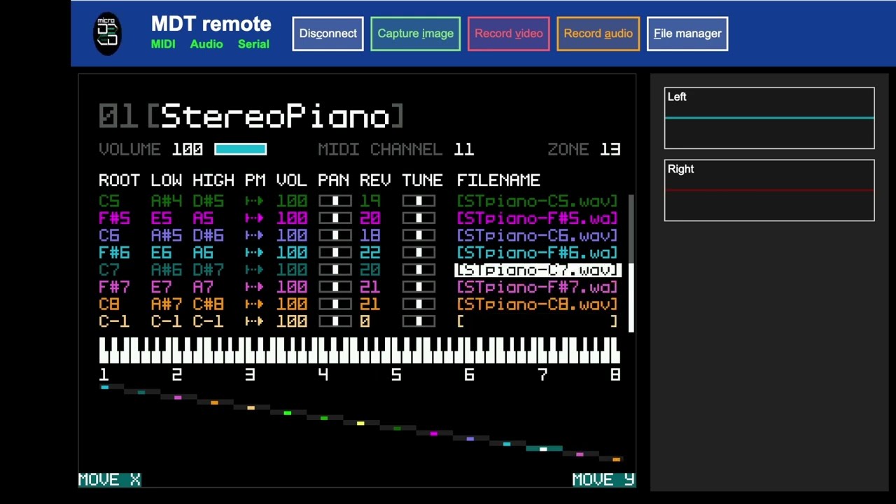 Stereo Piano From PSRAM