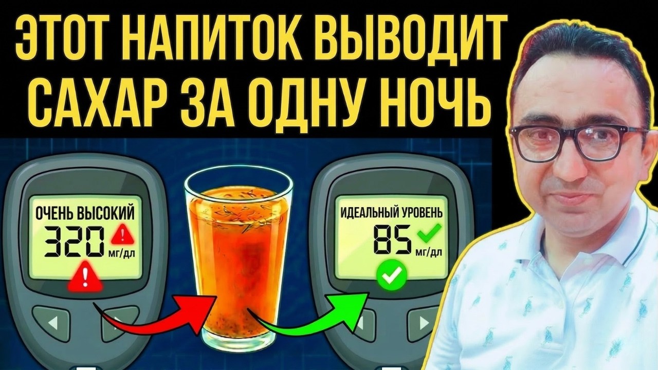 Забудьте о диетах напиток №1 может вывести сахар из организма за одну ночь!