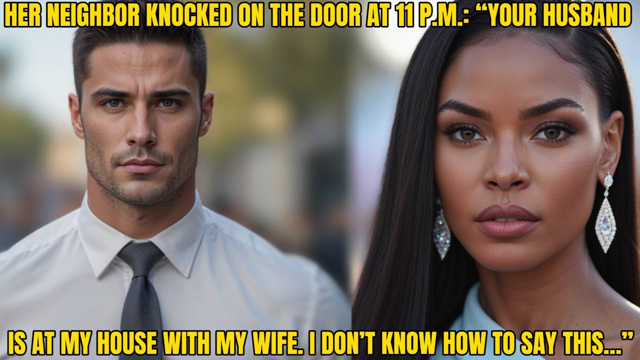 Her Neighbor Knocked On The Door At 11 P.M.: “Your Billionaire Husband Is At My House. I Don’t Know