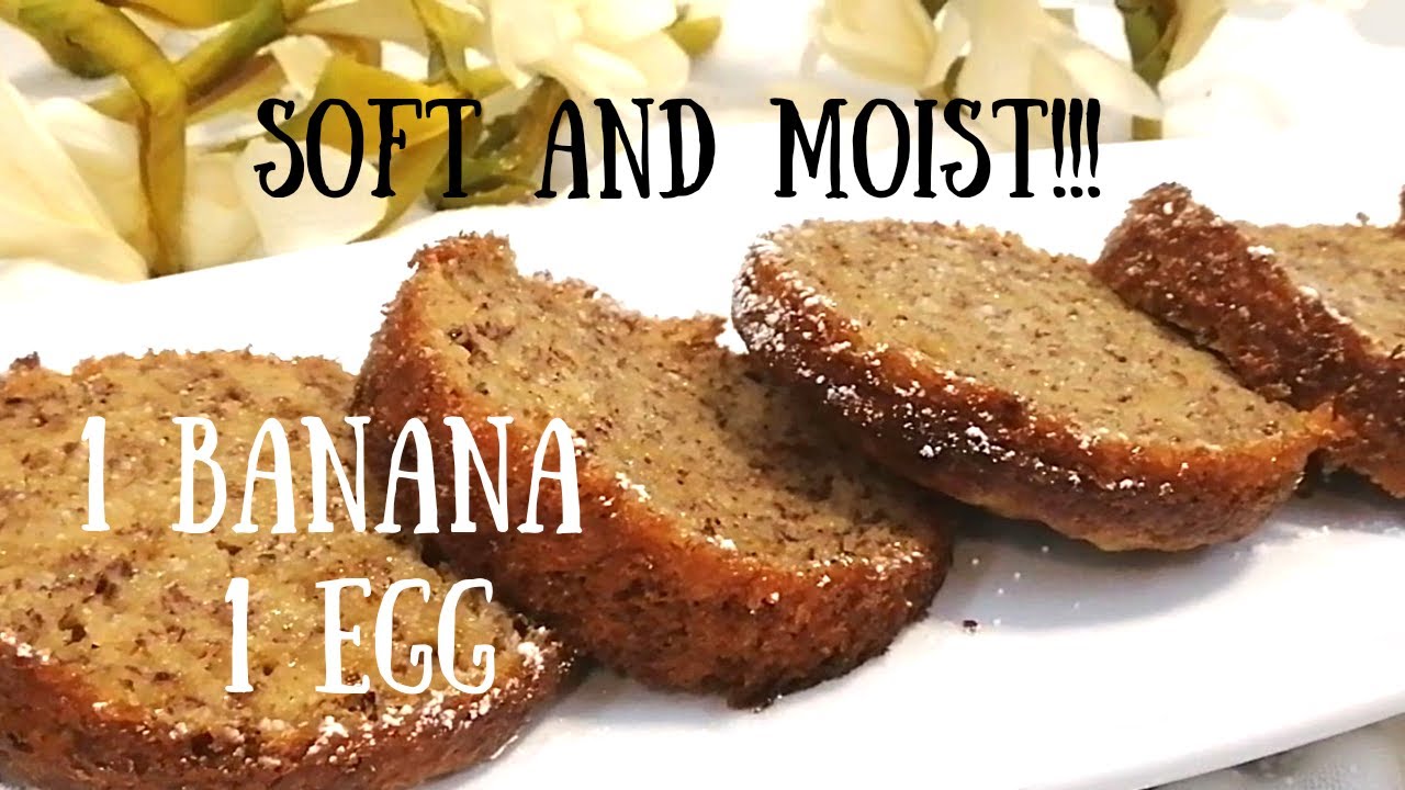Banana cake recipe | banana bread | 1 banana 1 egg | easy recipe | soft and moist