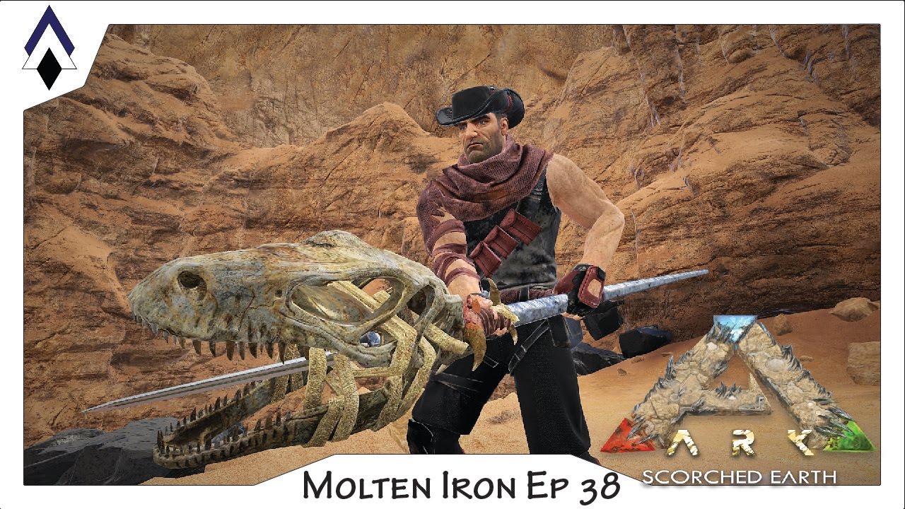 Shield Science in the Scorched Earth Caves : Molten Iron Ep 38