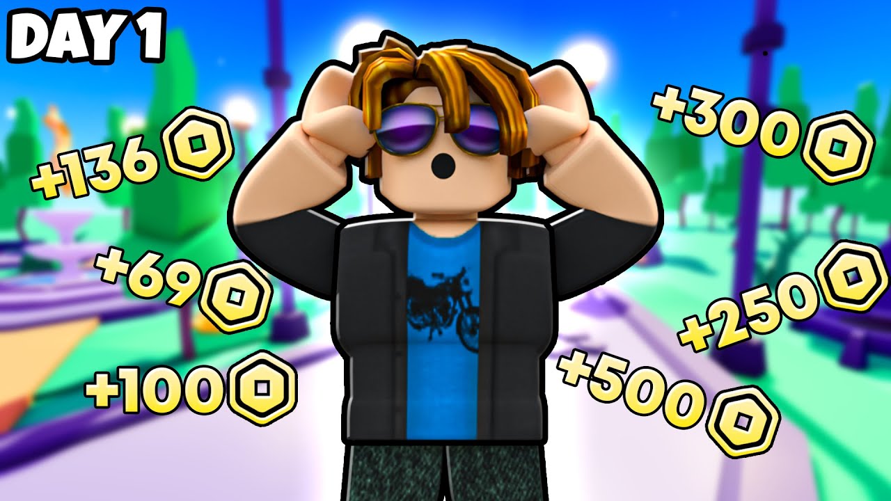 Переход с 0 до 10 тысяч на ALT-аккаунте | День 1 (Roblox, ПОЖАЛУЙСТА, ПОДАРИТЕ)